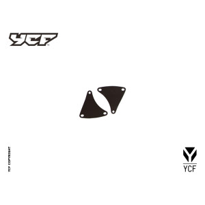 Kit supporti motore telaio START F88s NERO | ricambio telaio per pi...