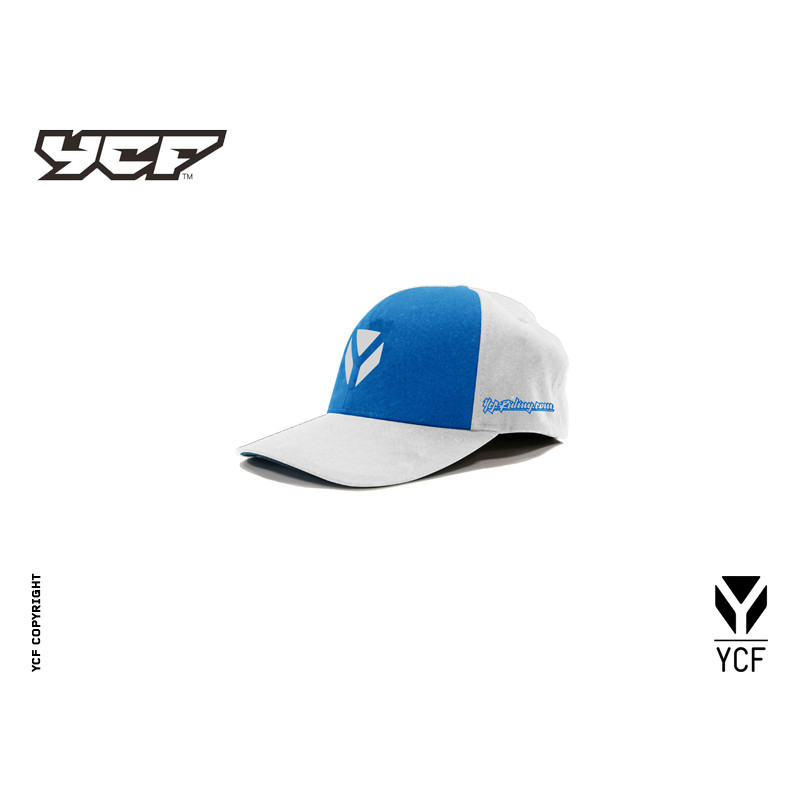 Cappellino YCF 2015 BIANCO+BLU