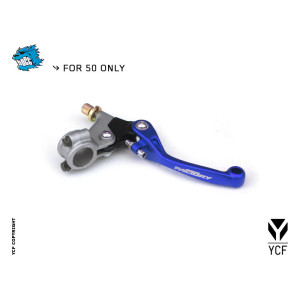 Leva freno anteriore YCF50A in cnc . Blu | ricambio YCF freni per m...