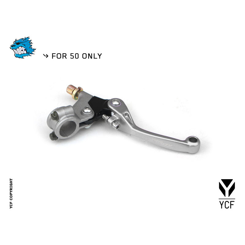 Leva freno anteriore YCF50A in cnc . Silver | ricambio YCF freni pe...