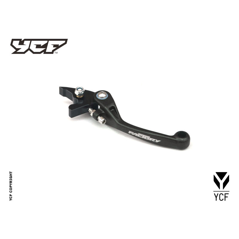 Leva freno ripiegabile  2014 NERO | ricambio freni per minibike e p...