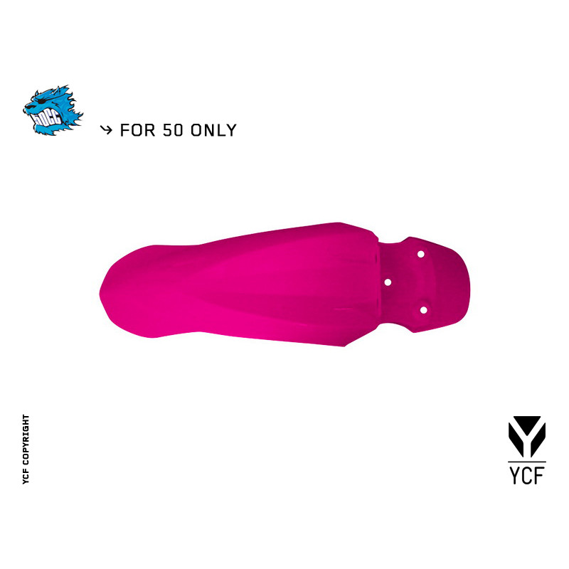 Parafango anteriore YCF50A e 88 ROSA
