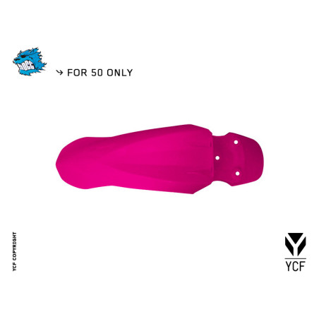 Parafango anteriore YCF50A e 88 ROSA