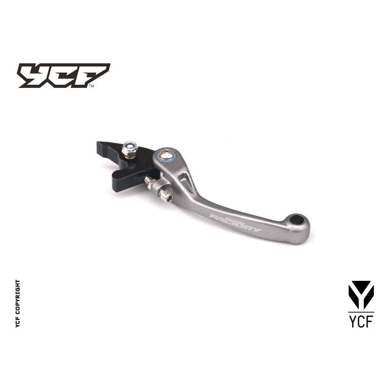 Leva freno ripiegabile  2014 SILVER | ricambio freni per minibike e...