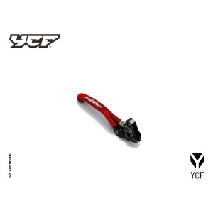 Leva freno ripiegabile  CNC 2021 ROSSO | ricambio freni per minibik...