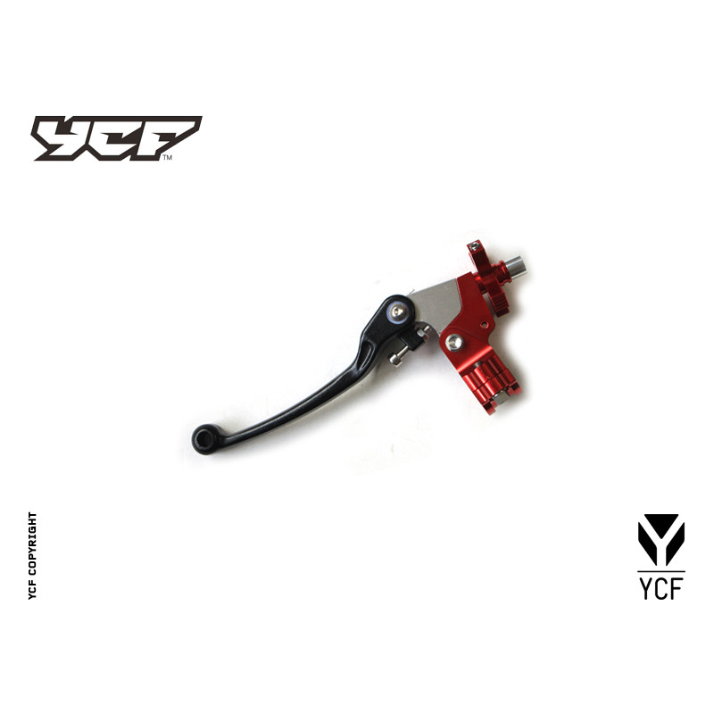 Leva frizione 2016 in cnc con bracciale in cnc ROSSO | comandi manu...