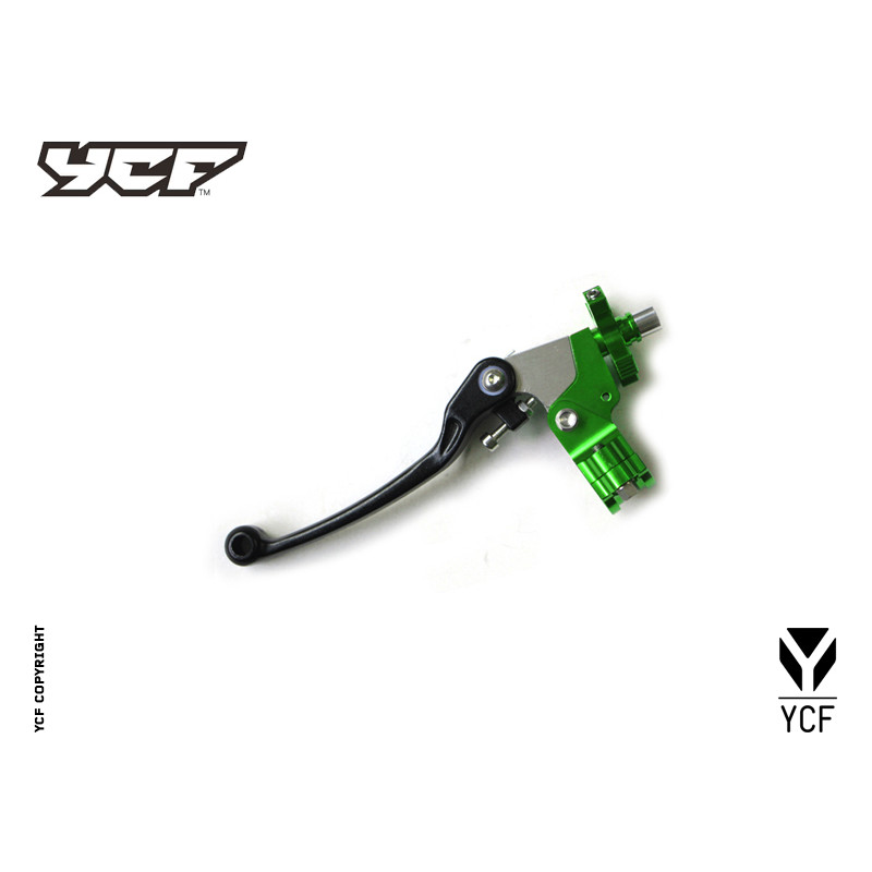 Leva frizione 2016 in cnc con bracciale in cnc VERDE | comandi manu...