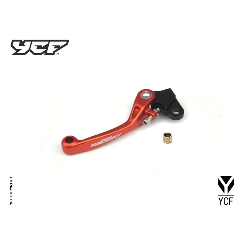 Leva frizione ripiegabile ARANCIONE | comandi manubrio e leve per m...