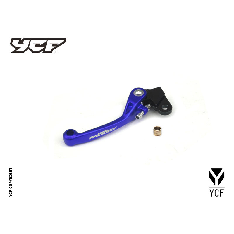 Leva frizione ripiegabile BLU | comandi manubrio e leve per minibike