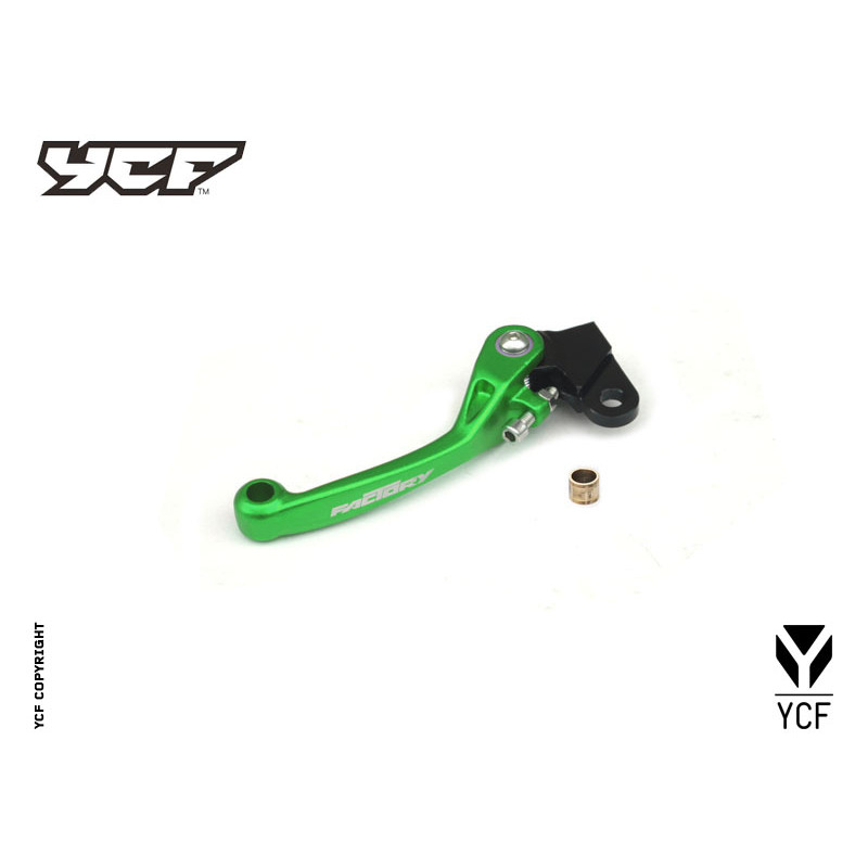 Leva frizione ripiegabile VERDE | comandi manubrio e leve per minibike