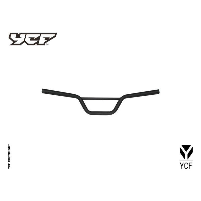 Manubrio chromolly basso con traversino NERO | comandi manubrio e l...