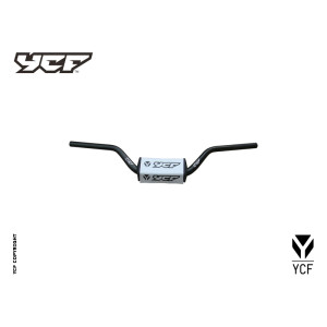 Manubrio in alluminio senza traversino (spugna inclusa) NERO | coma...