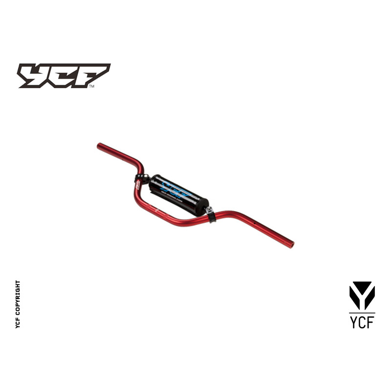 Manubrio taglia media alluminio (spugna inclusa) - ROSSO L-740mm |...