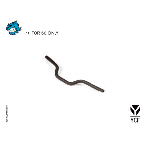 Manubrio YCF50 Chromelly L-567mm ACCIAIO | comandi manubrio e leve...