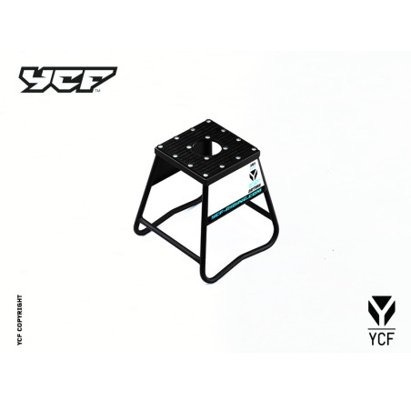 Cavalletto moto in acciao - NERO