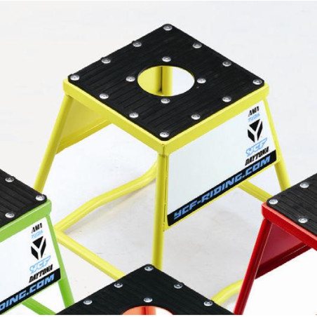 Cavalletto moto in acciao Fluo - GIALLO