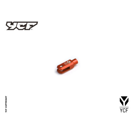 Registro cilindro freno posteriore CNC anodizzato - ARANCIONE