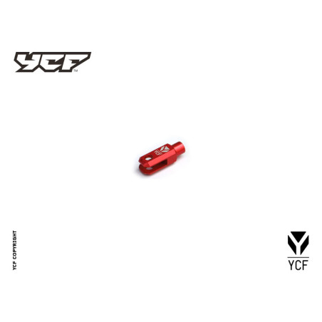 Registro cilindro freno posteriore CNC anodizzato - ROSSO