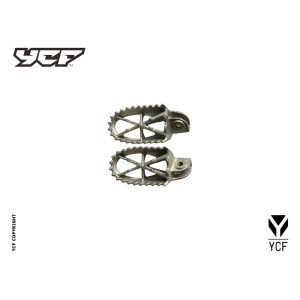 Pedane in acciaio pedata larga | ricambio telaio per pitbike YCF