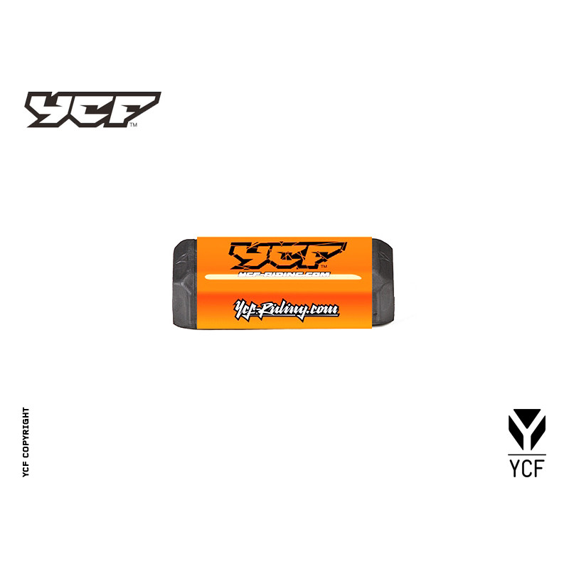 Spugna manubrio senza traversino L-19cm ARANCIONE