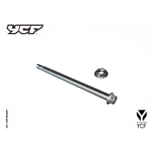 Perno ruota post. L-245 da 15mm | ruote e cerchi per minibike e pit...