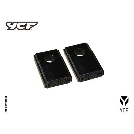 Supporti manubrio regolabili per manubrio senza traversino altezza 80mm