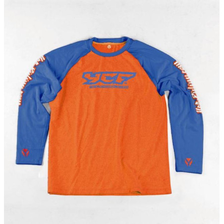 T-shirt maniche lunghe ARANCIONE / BLU L
