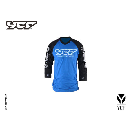 T-shirt maniche lunghe BLU XL