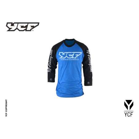 T-shirt maniche lunghe BLU XXL