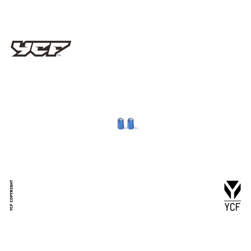 Tappini valvola in CNC - BLU