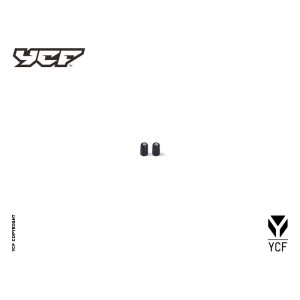 Tappini valvola in CNC - NERO