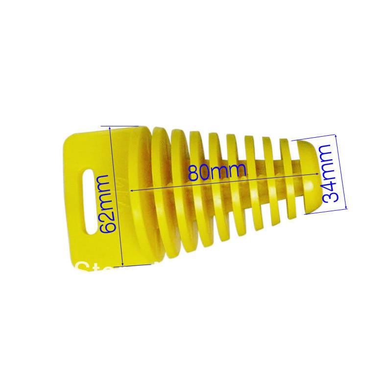 Tappo in materiale plastico per silenziatori,,
