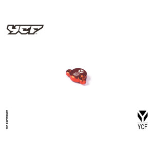 Tappo pompa freno posteriore in alluminio CNC- ARANCIONE