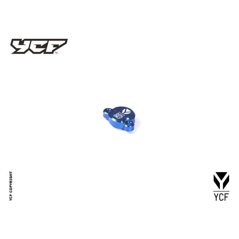 Tappo pompa freno posteriore in alluminio CNC- BLU