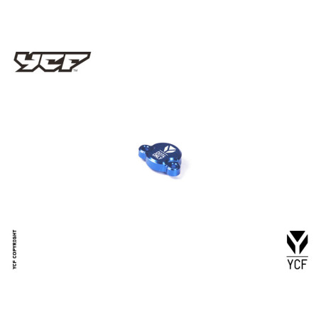 Tappo pompa freno posteriore in alluminio CNC- BLU