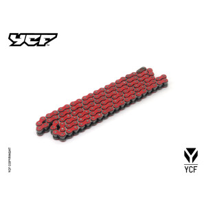 Catena passo 420 116 maglie Bigy ROSSA | trasmissione finale per mi...