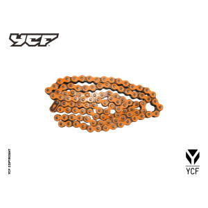 Catena rinforzata passo 420, 110 maglie - ARANCIONE | trasmissione...