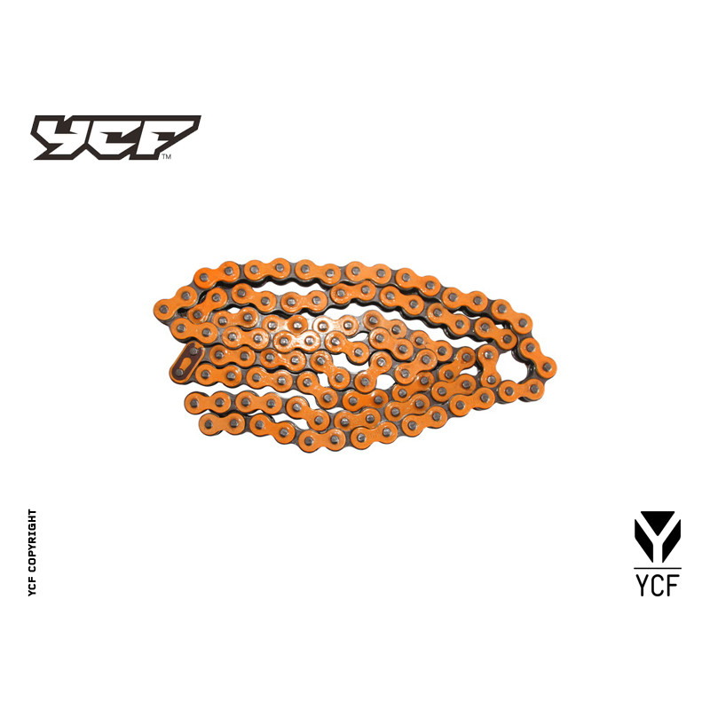 Catena rinforzata passo 420, 110 maglie - ARANCIONE | trasmissione...