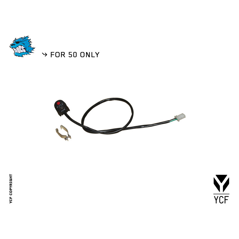 Pulsante accensione L-500mm YCF50 | Ricambio accensione motore