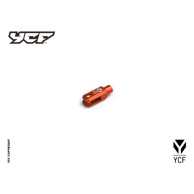 Registro cilindro freno posteriore CNC anodizzato - ARANCIONE | ric...