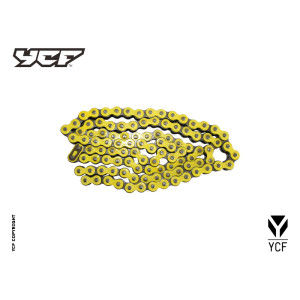 Catena rinforzata passo 420, 110 maglie - GIALLO | trasmissione fin...