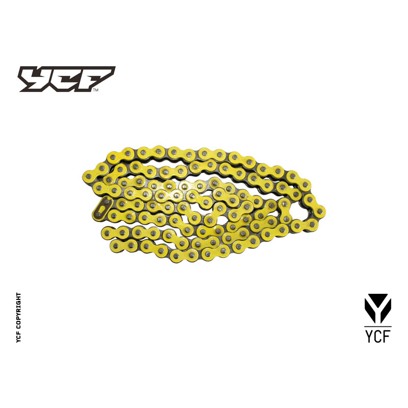 Catena rinforzata passo 420, 110 maglie - GIALLO | trasmissione fin...