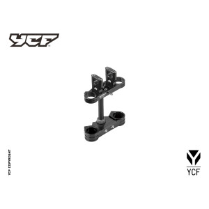 Tripla piastra completa 48/48, riser regolabili NERO