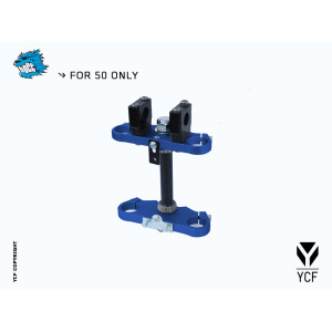 Tripla piastra completa YCF50A 135mm BLU