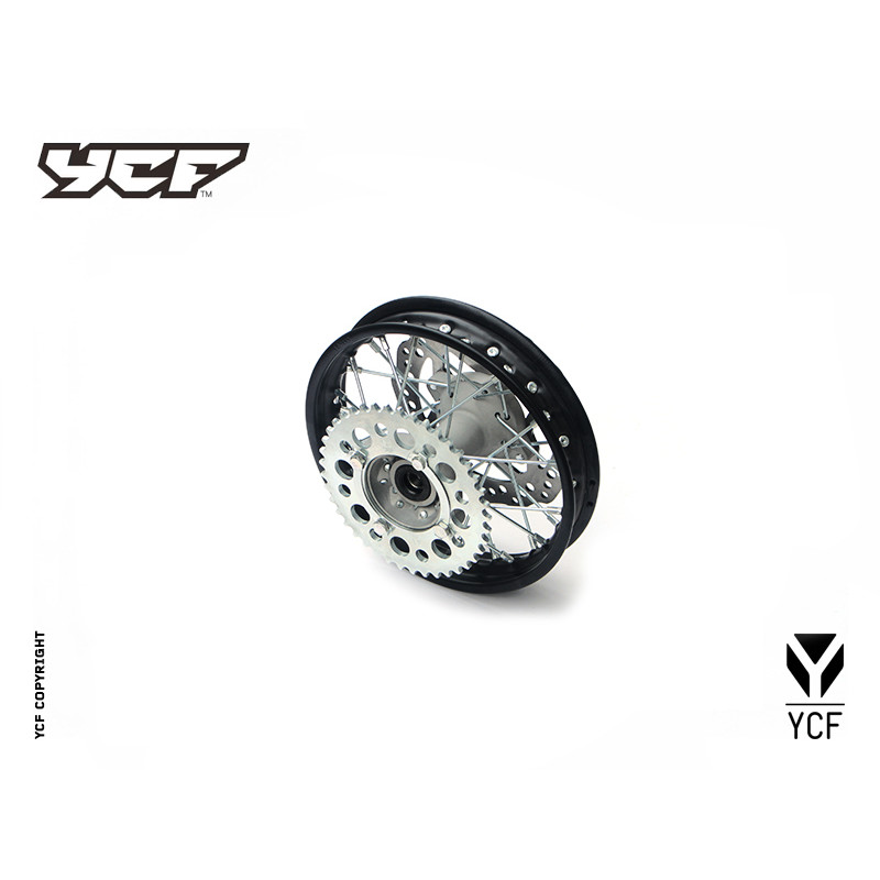 Ruota completa in acciaio posteriore 1.4×10' per LITE88 e START88SE...