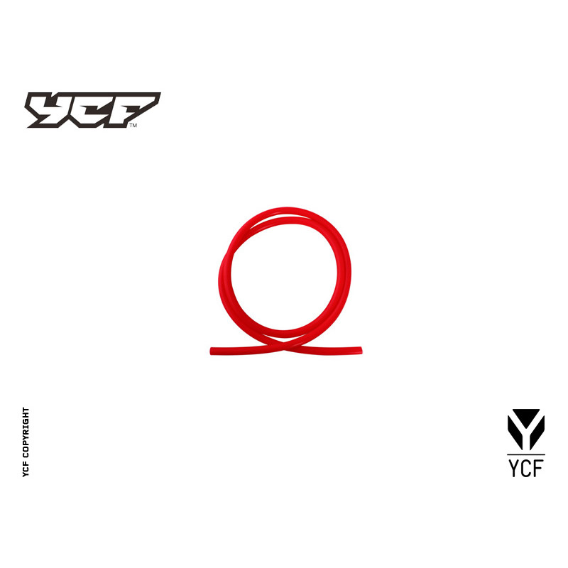 Tubo benzina 100cm ROSSO