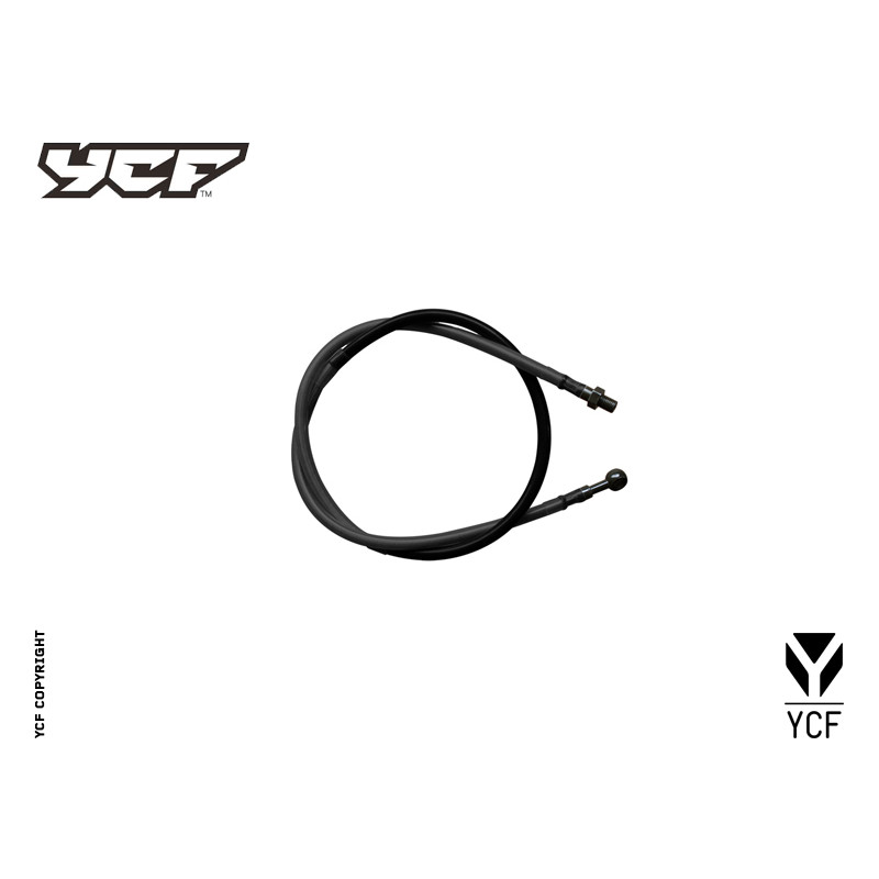 Tubo freno anteriore L-1110 d.10/10 nero 2016