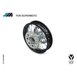 Ruota posteriore SM 2,15X12 in acciaio per assi ruota da 15mm | ruo...