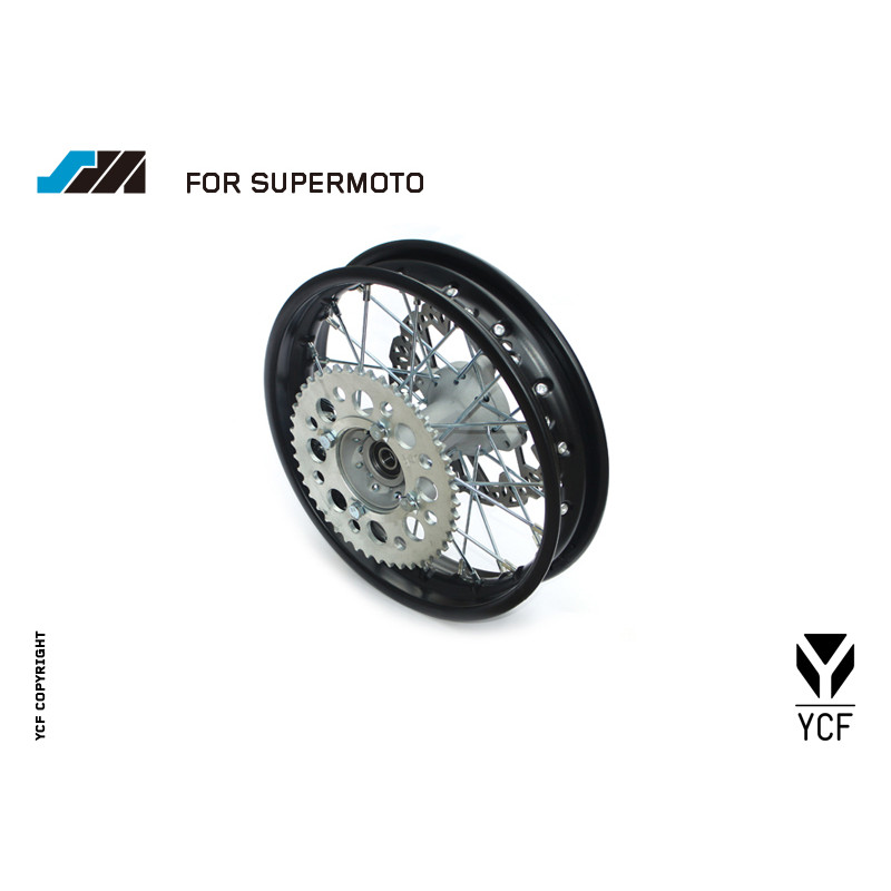 Ruota posteriore SM 2,15X12 in acciaio per assi ruota da 15mm | ruo...