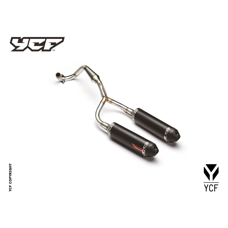 Scarico completo 2016 YCF Factory doppio (per Pilot / SM 150) | imp...